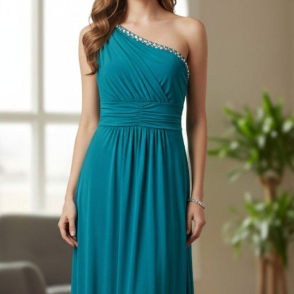 Greek Goddess One Shoulder Maxi Dress Special Events/ Cosplay/Halloween Costume